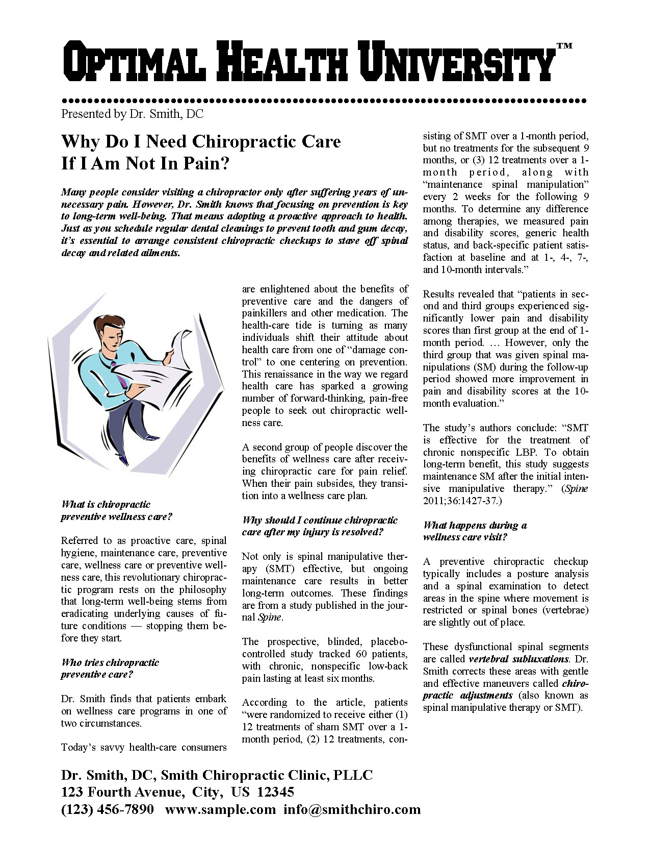 Why Do I Need Chiropractic Care If I Am Not In Pain_Page_1 Why Do I Need Chiropractic Care If I Am Not In Pain_Page_1